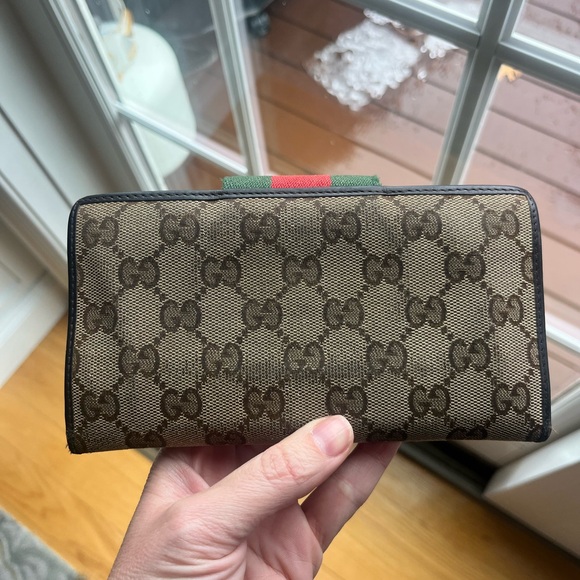 Gucci Web Wallet with Box - Picture 2 of 13